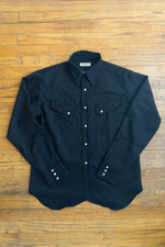 Load image into Gallery viewer, Sta-Tukt Wool Gabardine Pearl Snap Shirt
