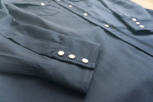 Sta-Tukt Wool Gabardine Pearl Snap Shirt