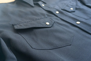 Sta-Tukt Wool Gabardine Pearl Snap Shirt